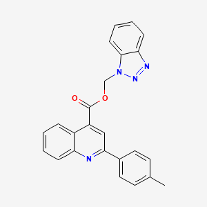 1H-benzotriazol-1-ylmethyl 2-(4-methylphenyl)quinoline-4-carboxylate