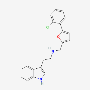 N-{[5-(2-chlorophenyl)furan-2-yl]methyl}-2-(1H-indol-3-yl)ethanamine