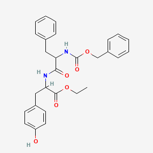 ethyl N-[(benzyloxy)carbonyl]phenylalanyltyrosinate