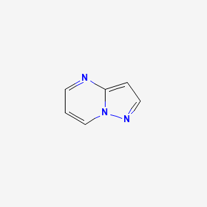 molecular formula C6H5N3 B1248293 Pyrazolo[1,5-a]pyrimidine CAS No. 274-71-5