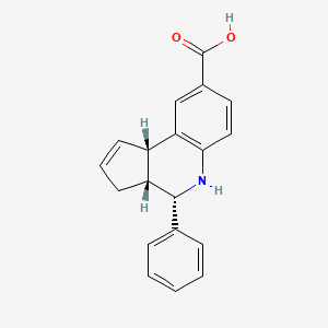 (3aR,4S,9bS)-4-phenyl-3a,4,5,9b-tetrahydro-3H-cyclopenta[c]quinoline-8-carboxylic acid