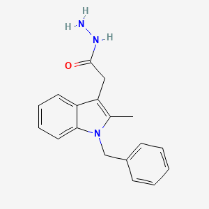 molecular formula C18H19N3O B12482942 2-(1-benzyl-2-methyl-1H-indol-3-yl)acetohydrazide 