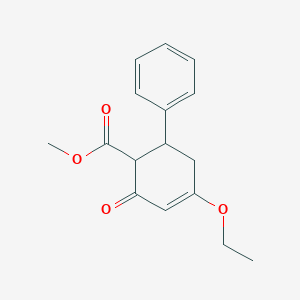 Methyl 4-ethoxy-2-oxo-6-phenylcyclohex-3-ene-1-carboxylate