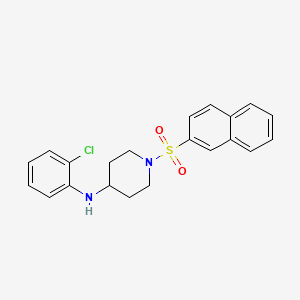 N-(2-chlorophenyl)-1-(naphthalen-2-ylsulfonyl)piperidin-4-amine