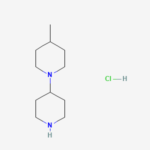 molecular formula C11H23ClN2 B12483190 4-Methyl-1,4'-bipiperidine hydrochloride CAS No. 1089279-43-5