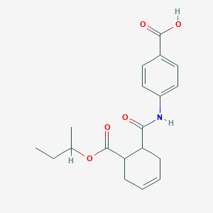 4-[(6-Sec-butoxycarbonyl-cyclohex-3-enecarbonyl)-amino]-benzoic acid