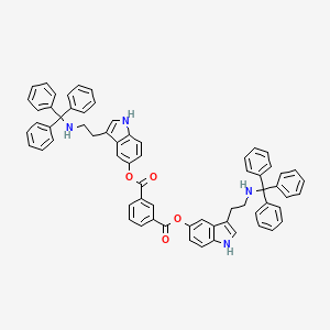 bis{3-[2-(tritylamino)ethyl]-1H-indol-5-yl} benzene-1,3-dicarboxylate