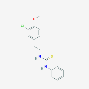 1-[2-(3-Chloro-4-ethoxyphenyl)ethyl]-3-phenylthiourea