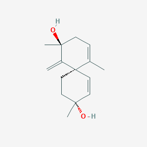 molecular formula C15H22O2 B1248325 Scopariol 
