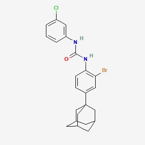 3-[4-(Adamantan-1-yl)-2-bromophenyl]-1-(3-chlorophenyl)urea