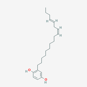 molecular formula C23H36O2 B1248328 10'(Z),13'(E)-十七碳烯基氢醌 
