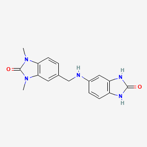 1,3-dimethyl-5-{[(2-oxo-2,3-dihydro-1H-benzimidazol-5-yl)amino]methyl}-1,3-dihydro-2H-benzimidazol-2-one