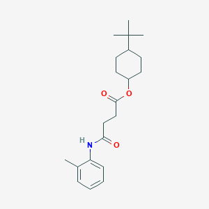 4-Tert-butylcyclohexyl 4-[(2-methylphenyl)amino]-4-oxobutanoate