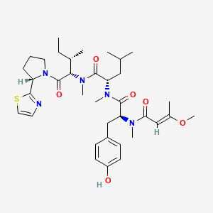 molecular formula C36H53N5O6S B1248334 15-去甲林比阿肽 A 
