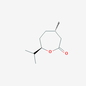 molecular formula C10H18O2 B1248335 (4S,7R)-7-isopropyl-4-methyloxepan-2-one 