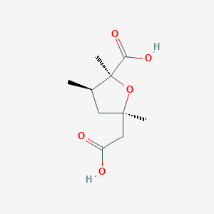 molecular formula C10H16O5 B1248340 cis-Nemorensic acid 
