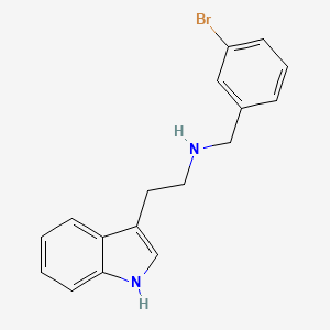 molecular formula C17H17BrN2 B12483437 N-(3-bromobenzyl)-2-(1H-indol-3-yl)ethanamine 