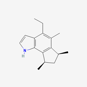 molecular formula C16H21N B1248344 赫宾多尔 B 