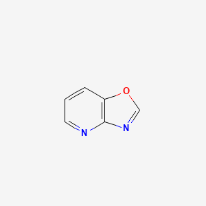molecular formula C6H4N2O B1248351 Oxazolo[4,5-b]pyridine CAS No. 273-97-2