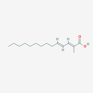 molecular formula C15H26O2 B1248353 Rubiginosic acid 
