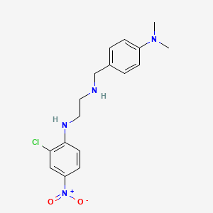 N-(2-chloro-4-nitrophenyl)-N'-[4-(dimethylamino)benzyl]ethane-1,2-diamine