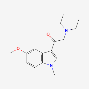 2-(Diethylamino)-1-(5-methoxy-1,2-dimethylindol-3-yl)ethanone