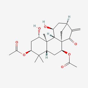 molecular formula C24H34O7 B1248364 Adenanthin F 