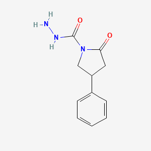 2-Oxo-4-phenylpyrrolidine-1-carbohydrazide