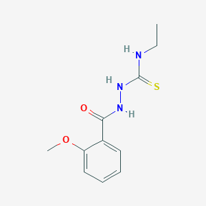 N-ethyl-2-[(2-methoxyphenyl)carbonyl]hydrazinecarbothioamide