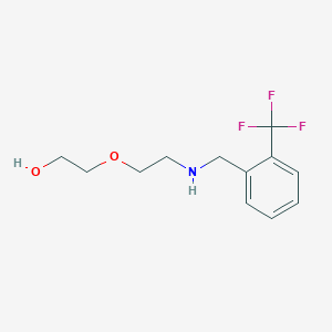 2-(2-{[2-(Trifluoromethyl)benzyl]amino}ethoxy)ethanol