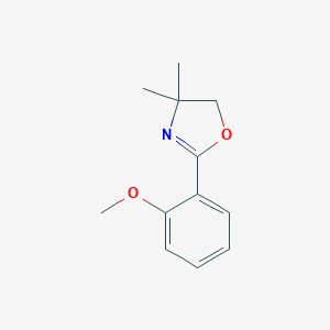 molecular formula C12H15NO2 B124839 2-(2-甲氧基苯基)-4,4-二甲基-2-恶唑啉 CAS No. 57598-33-1