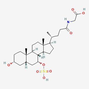molecular formula C26H43NO8S B1248393 Glycochenodeoxycholic acid 7-sulfate CAS No. 67030-55-1