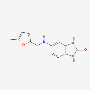 5-{[(5-methylfuran-2-yl)methyl]amino}-1,3-dihydro-2H-benzimidazol-2-one