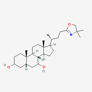 molecular formula C28H47NO3 B1248395 Chenooxazoline 