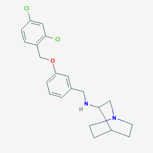 N-{3-[(2,4-dichlorobenzyl)oxy]benzyl}-1-azabicyclo[2.2.2]octan-3-amine