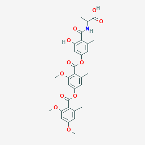 molecular formula C30H31NO11 B1248404 Amidepsine E 