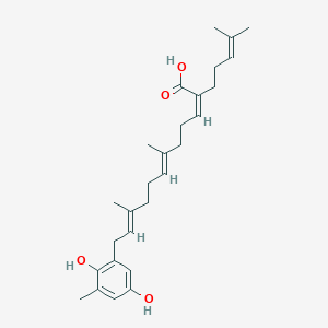 molecular formula C27H38O4 B1248409 沙加水杨木酸 