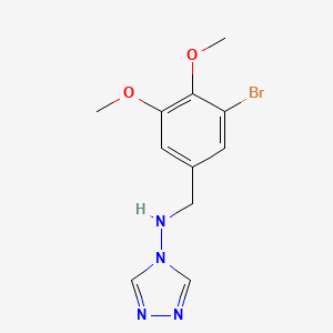 N-(3-bromo-4,5-dimethoxybenzyl)-4H-1,2,4-triazol-4-amine