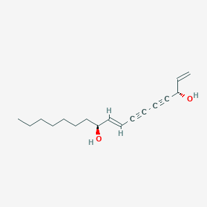 molecular formula C17H24O2 B1248425 (3S,10S)-panaxydiol 