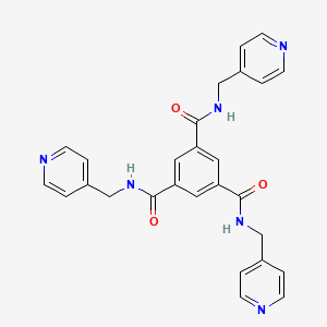 molecular formula C27H24N6O3 B1248426 N,N',N''-三(4-吡啶基甲基)苯-1,3,5-三甲酰胺 
