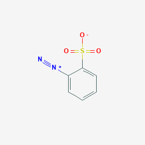 molecular formula C6H4N2O3S B1248427 2-Diazoniobenzenesulfonate 