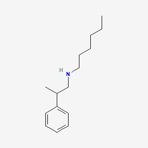 N-(2-phenylpropyl)hexan-1-amine