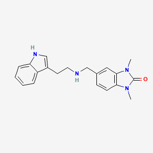 5-({[2-(1H-indol-3-yl)ethyl]amino}methyl)-1,3-dimethyl-1,3-dihydro-2H-benzimidazol-2-one