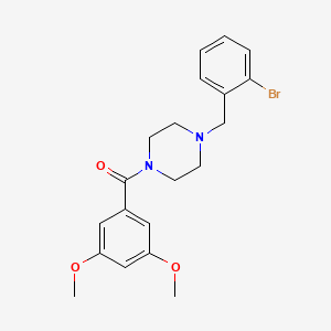 [4-(2-Bromobenzyl)piperazin-1-yl](3,5-dimethoxyphenyl)methanone