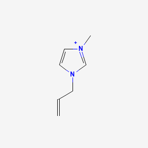 molecular formula C7H11N2+ B1248449 1-Allyl-3-methylimidazolium CAS No. 98806-09-8