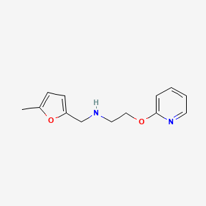 N-[(5-methylfuran-2-yl)methyl]-2-(pyridin-2-yloxy)ethanamine