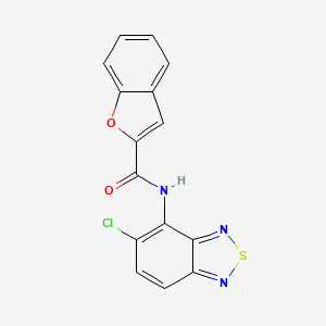 N-(5-chloro-2,1,3-benzothiadiazol-4-yl)-1-benzofuran-2-carboxamide