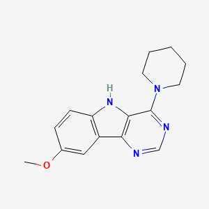 8-methoxy-4-(piperidin-1-yl)-5H-pyrimido[5,4-b]indole