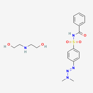 N-[4-(dimethylaminodiazenyl)phenyl]sulfonylbenzamide;2-(2-hydroxyethylamino)ethanol