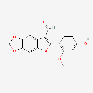 molecular formula C17H12O6 B1248464 Spinosan A 